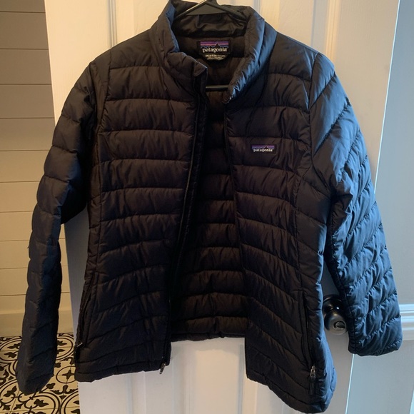 Patagonia Other - Black Patagonia coat - girls down sweater size XXL